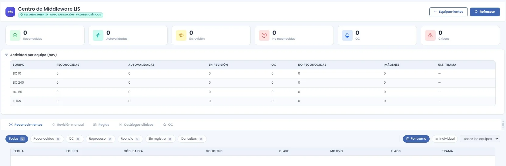 TenmaLab reference screen